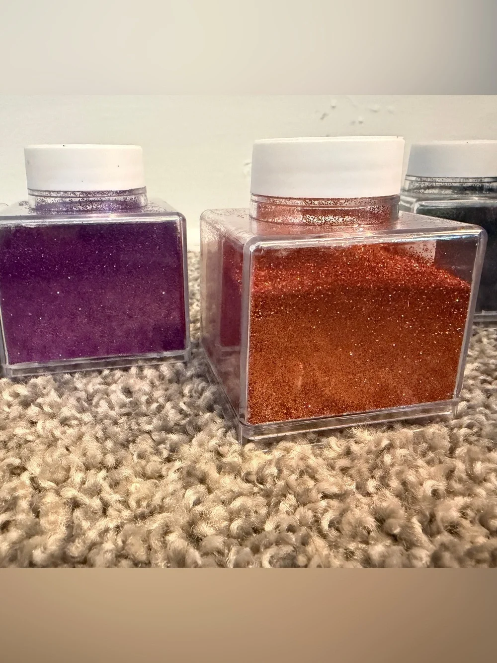 Extra Fine Glitter Assorted Colors - Emerald, Onyx, Amethyst, Topaz